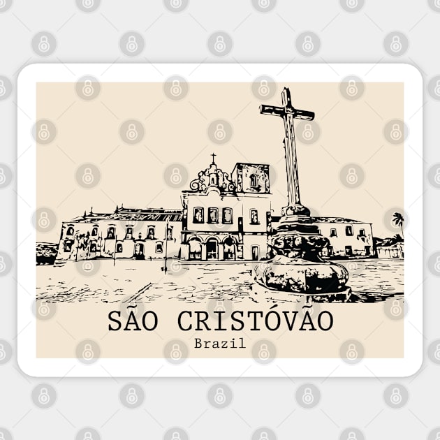 São Cristóvão - Brazil Sticker by Lakeric